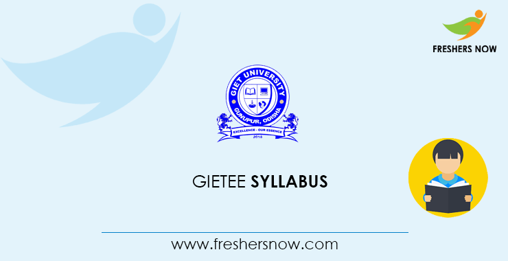 GIETEE Syllabus GIETEE Syllabus