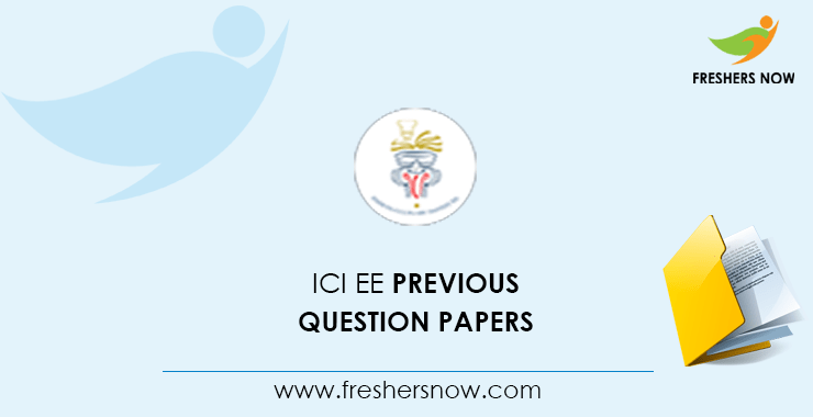 ICI EE Previous Question Papers ICI EE Previous Question Papers