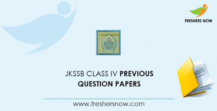 JKSSB Class 4 Previous Question Papers