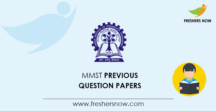 MMST Previous Question Papers MMST Previous Question Papers