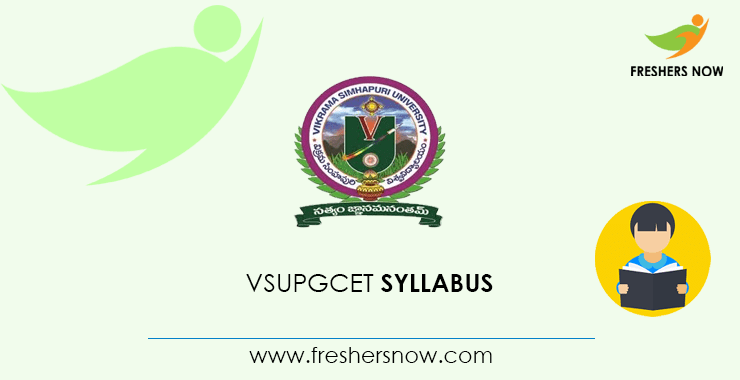 VSUPGCET Syllabus 2020 VSUPGCET Syllabus 2020
