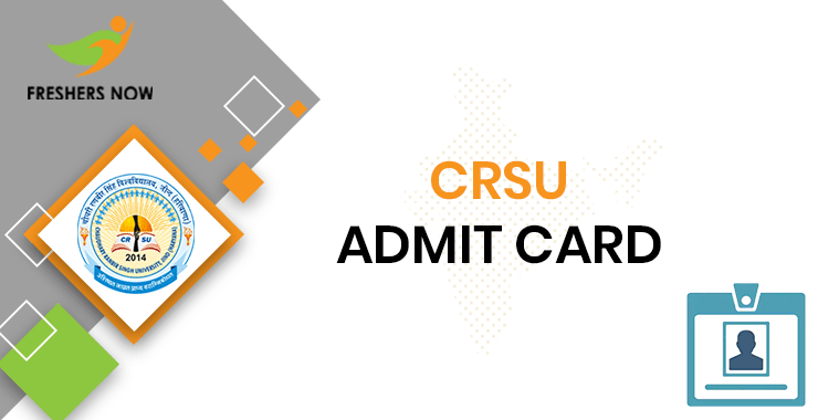CRSU Admit Card CRSU Admit Card