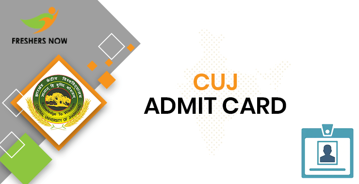 CUJ Admit Card CUJ Admit Card