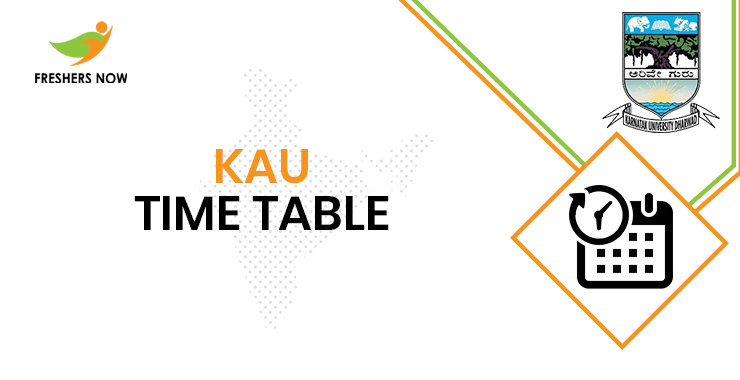 KAU Time Table KAU Time Table