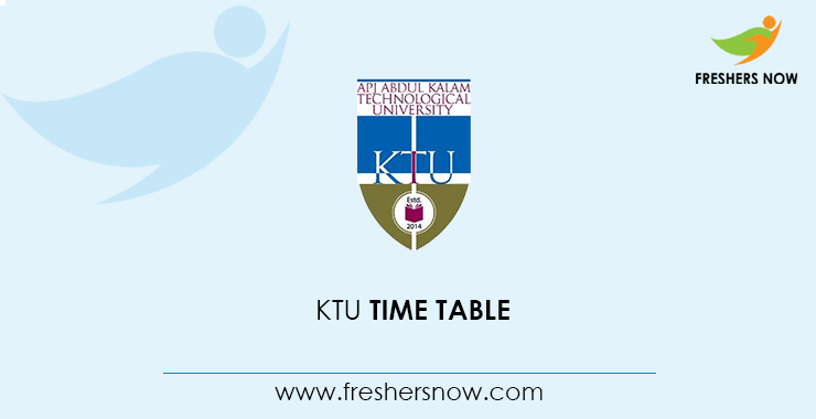 KTU Time Table KTU Time Table