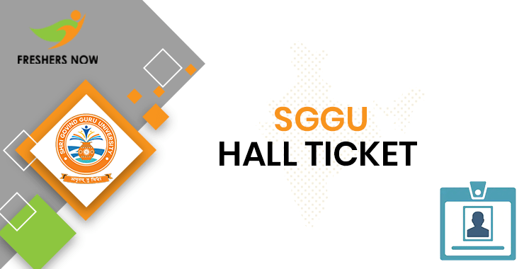 SGGU Hall Ticket SGGU Hall Ticket