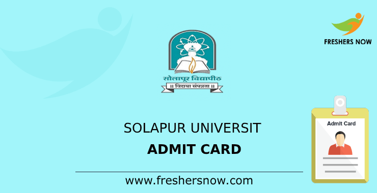 Solapur University Admit Card Solapur University Admit Card