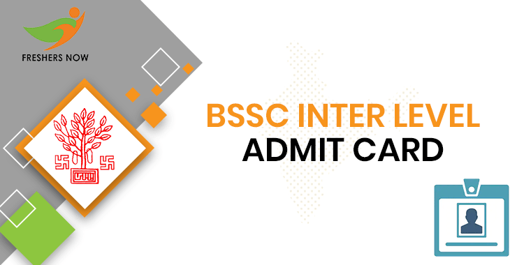 BSSC Inter Level Admit Card BSSC Inter Level Admit Card