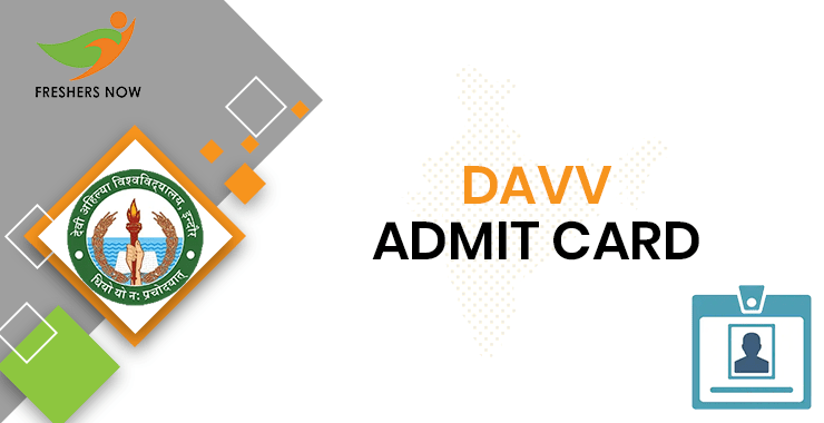 DAVV Admit Card DAVV Admit Card