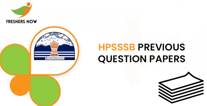 HPSSSB Junior Office Assistant Previous Question Documents