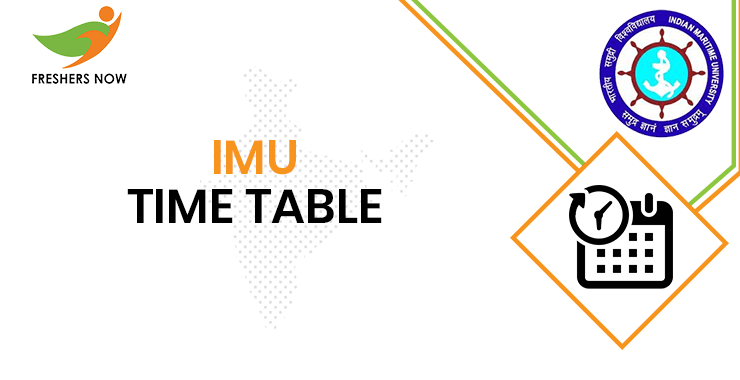 IMU Time Table IMU Time Table