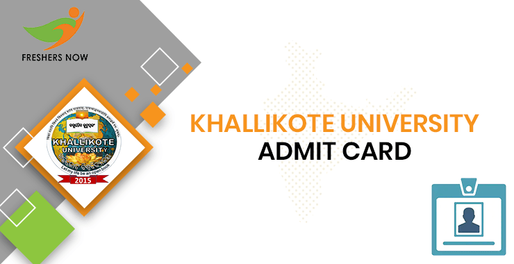 Khallikote University Admit Card Khallikote University Admit Card