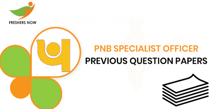 Previous Question Documents for PNB Specialist Officers