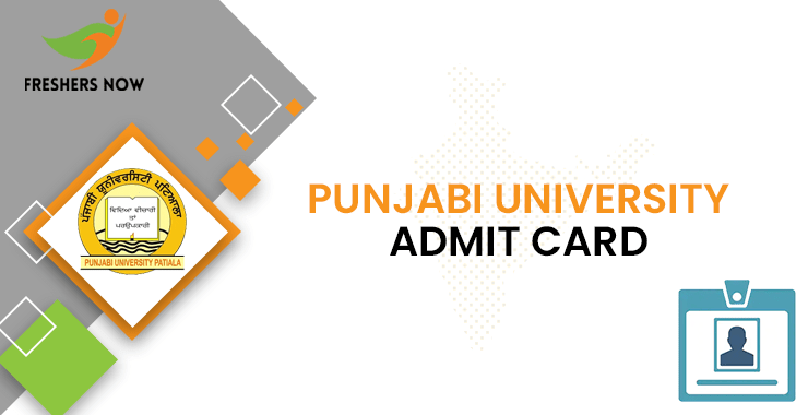 Punjabi University Admit Card Punjabi University Admit Card