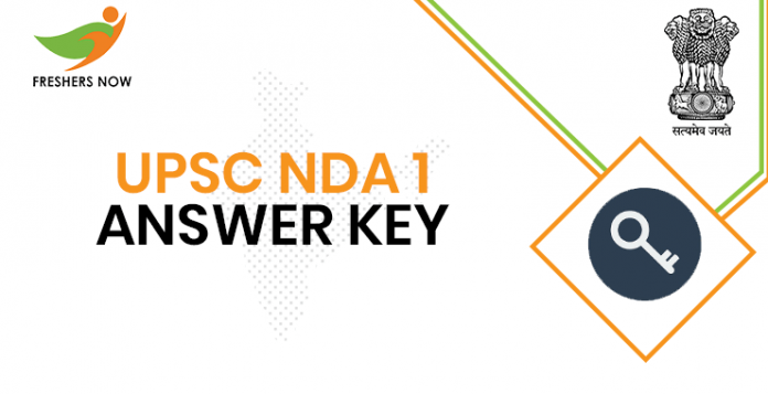 UPSC NDA 1 Answer Key