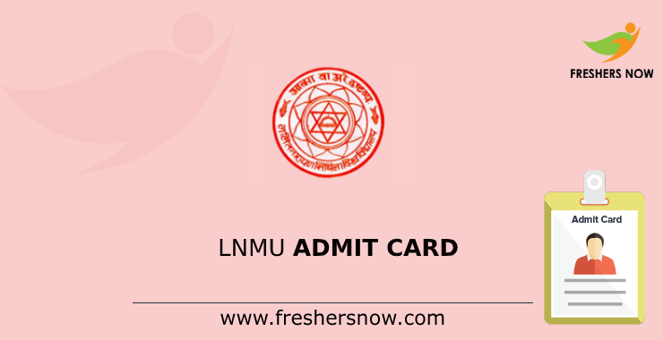 LNMU Admit Card LNMU Admit Card