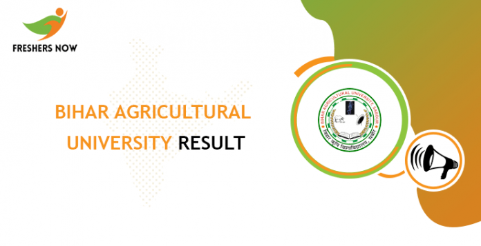 Result of Bihar Agricultural University