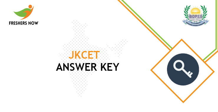 JKCET Answer Key JKCET Answer Key