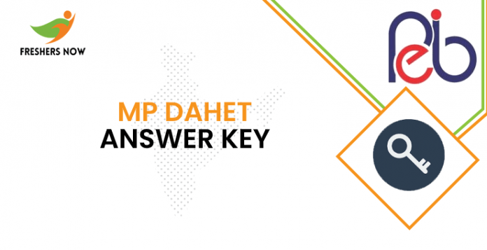 MP DAHET Answer Key