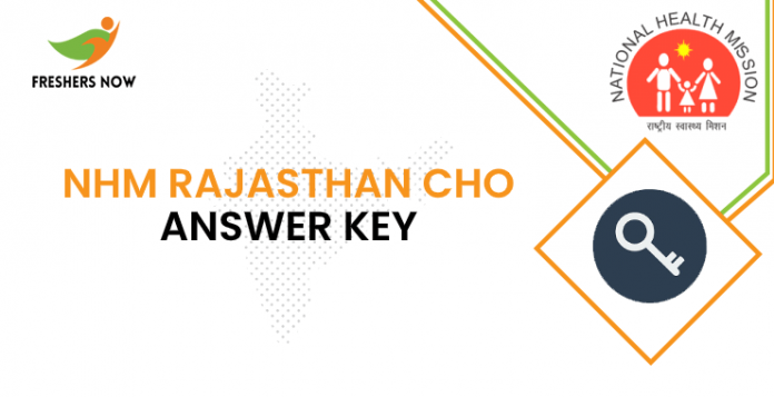 NHM Rajasthan CHO Answer Key