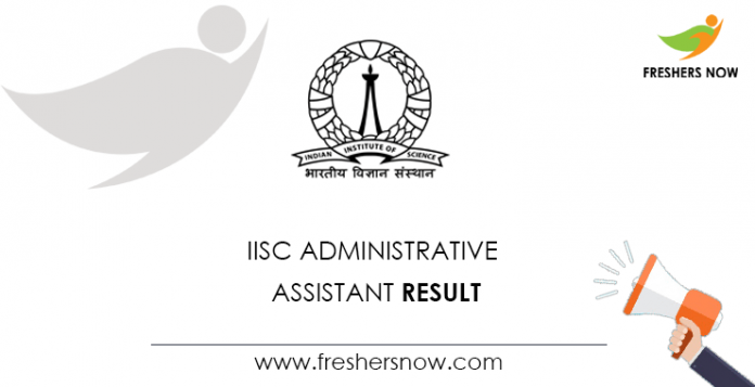 IISC-Administrative-Assistant-Result