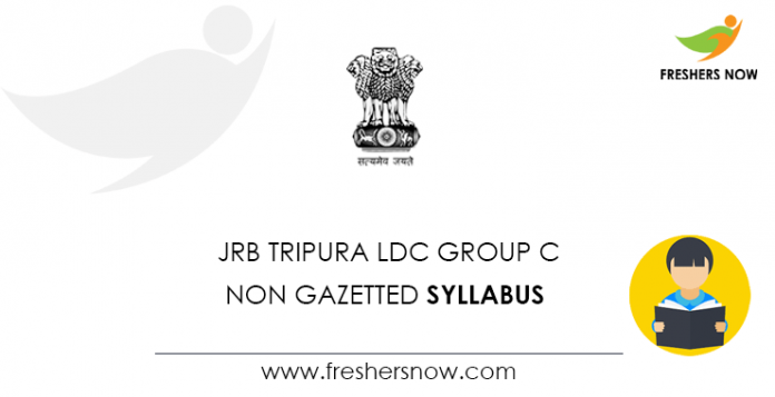 JRB Tripura LDC Group C Study Program