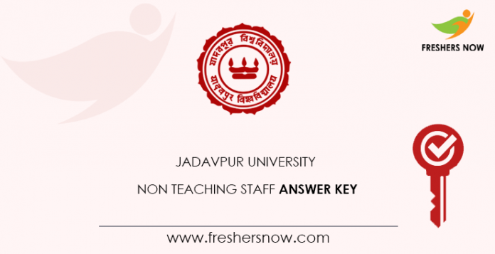 Jadavpur University Non-teaching Staff Answer Key