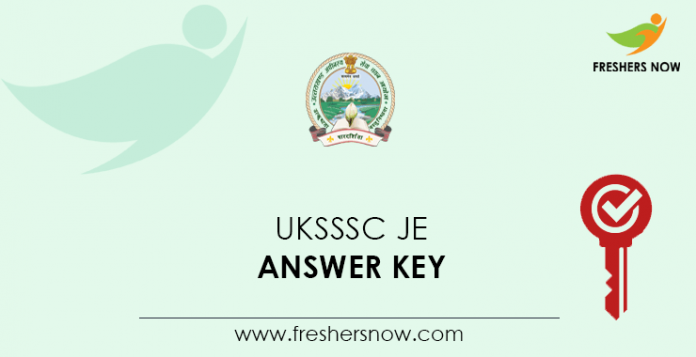 UKSSSC-JE-Answer-Key