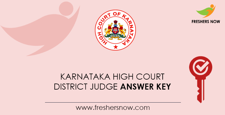 Karnataka High Court District Judge Answer Key