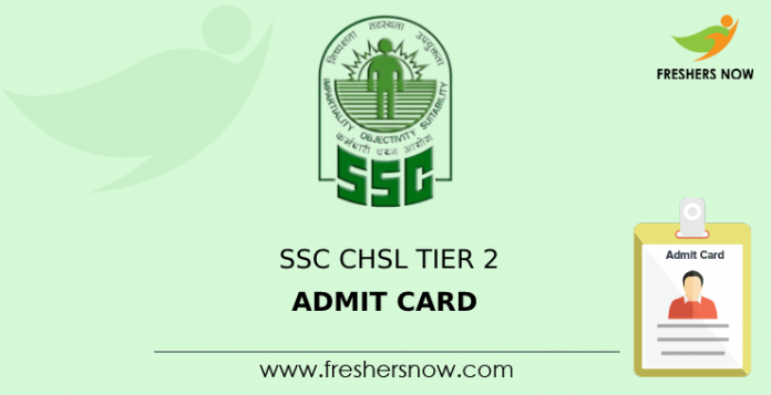 SSC CHSL Tier 2 Admission Card