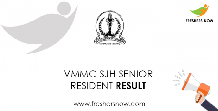 VMMC-SJH-Senior-Resident-Result VMMC-SJH-Senior-Resident-Result