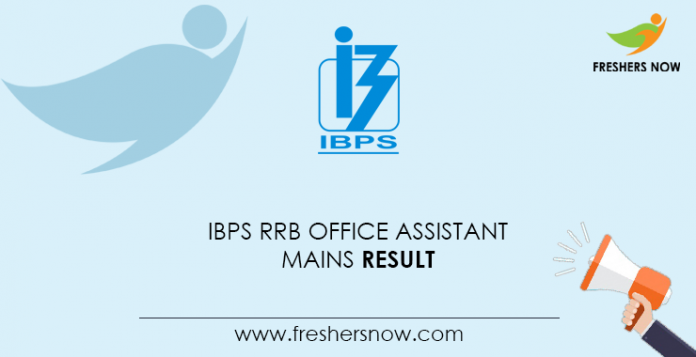 IBPS-RRB-Office Assistant-Network Result