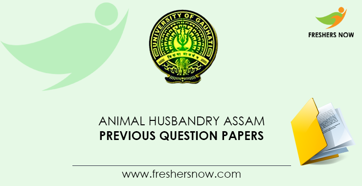 Animal Husbandry Assam Previous Question Papers PDF Download Animal Husbandry Assam Previous Question Papers PDF Download