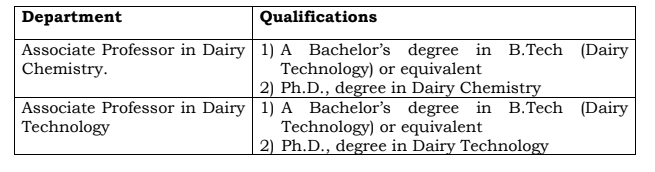 Associate Professor at the Faculty of Dairy Sciences