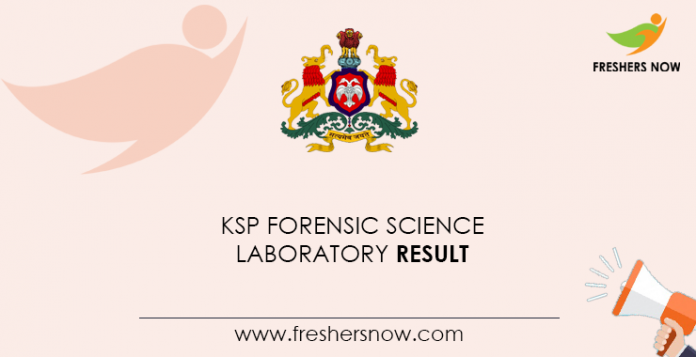 KSP Forensic Science Lab Result