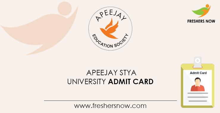 Apeejay-Stya-University-Admit-Card Apeejay-Stya-University-Admit-Card