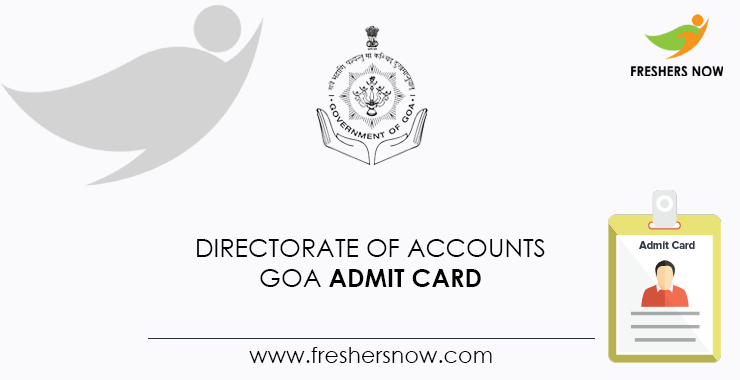 Directorate-of-Accounts-Goa-Admit-Card Directorate-of-Accounts-Goa-Admit-Card