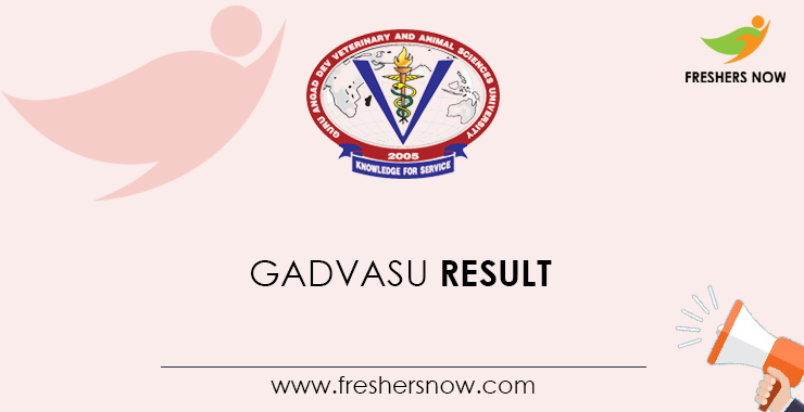GADVASU Result GADVASU Result