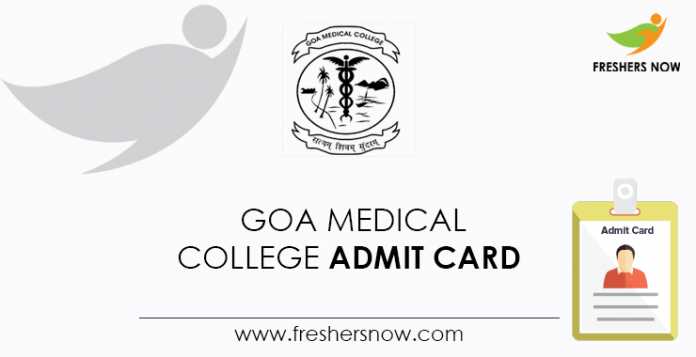 Goa-Medical-College-Admit-Card Goa-Medical-College-Admit-Card