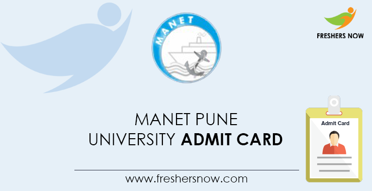 MANET Pune University Admit Card MANET Pune University Admit Card