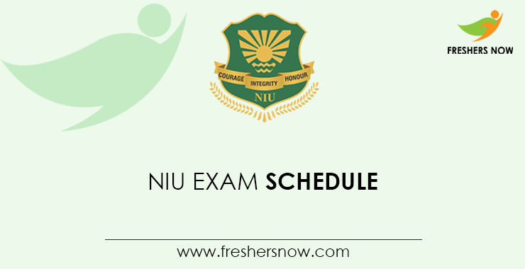 NIU Exam Schedule 2021 PDF Out | Noida International University UG, PG