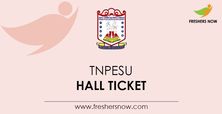 TNPESU Hall Ticket TNPESU Hall Ticket