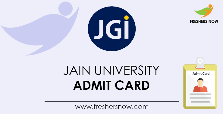 Jain University Admit Card Jain University Admit Card