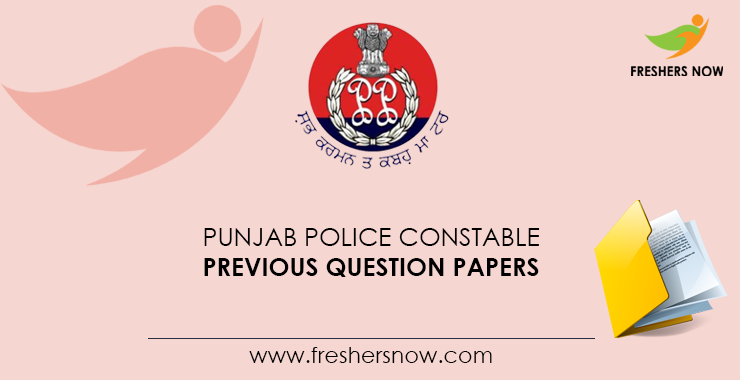 Punjab Police Constable Previous Question Papers Punjab Police Constable Previous Question Papers