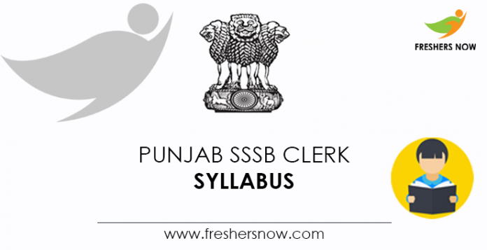 Punjab SSSB Curriculum Clerk Punjab SSSB Curriculum Clerk