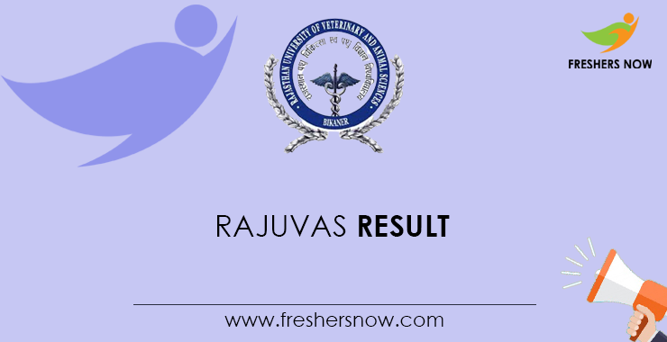 RAJUVAS Result 2023 (Released) | UG, PG Sem Results RAJUVAS Result 2023 (Released) | UG, PG Sem Results
