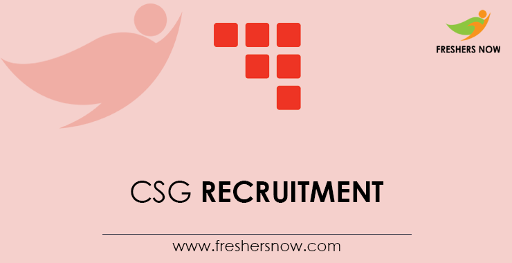 CSG Recruitment CSG Recruitment