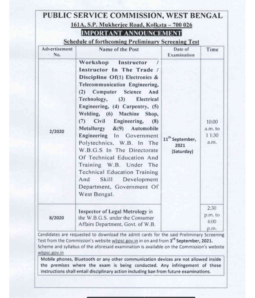 Exam Date
