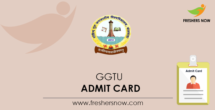 GGTU Admit Card GGTU Admit Card