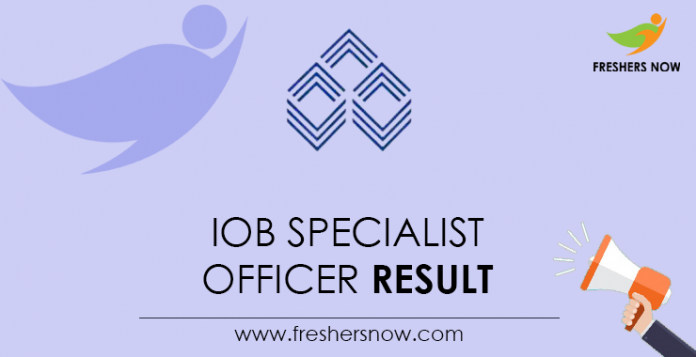 IOB-Specialist-Officer-Result IOB-Specialist-Officer-Result